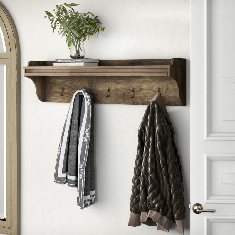 Laurel Foundry Modern Farmhouse Berenice Wall Mounted Coat Rack
